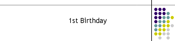 1st Birthday